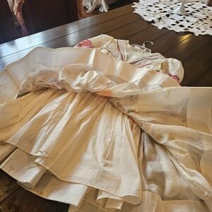 Zimmermann Cream and Pink Mini Dress